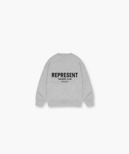 Represent Mini Owners Club Ash Grey Sweatshirt